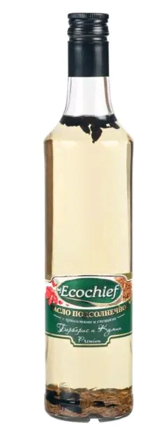 Масло Барбарис-Кумин подсолнечное рафинир.(ст.бут)0,5л*6(ТМ"Ecochief")-0