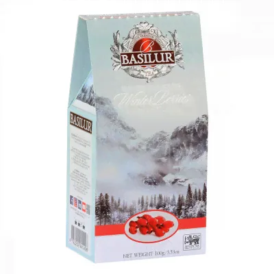 Чай Basilur Зимние ягоды. Барбарис, черный листовой, 100 г-0