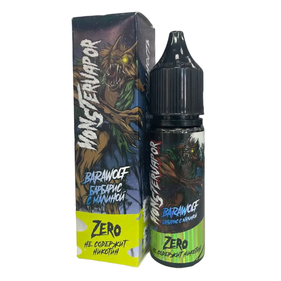 Жидкость безникотиновая MONSTERVAPOR (БАРАВОЛЬФ) Барбарис Малина 0мг/30мл