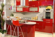 Кухня с барной стойкой Барбарис