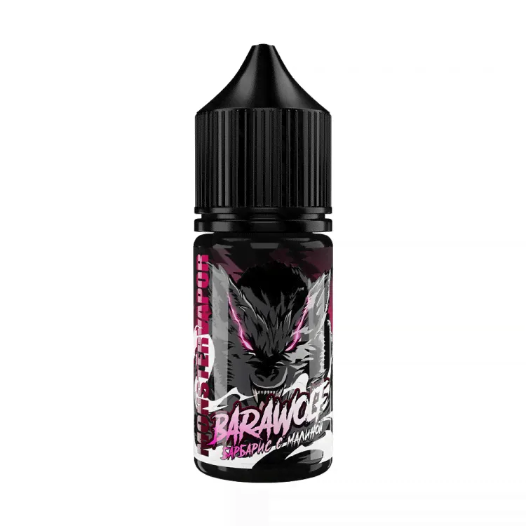 Жидкость Monstervapor Salt - Barawolf (барбарис с малиной) 30 мл (20 мг)-1