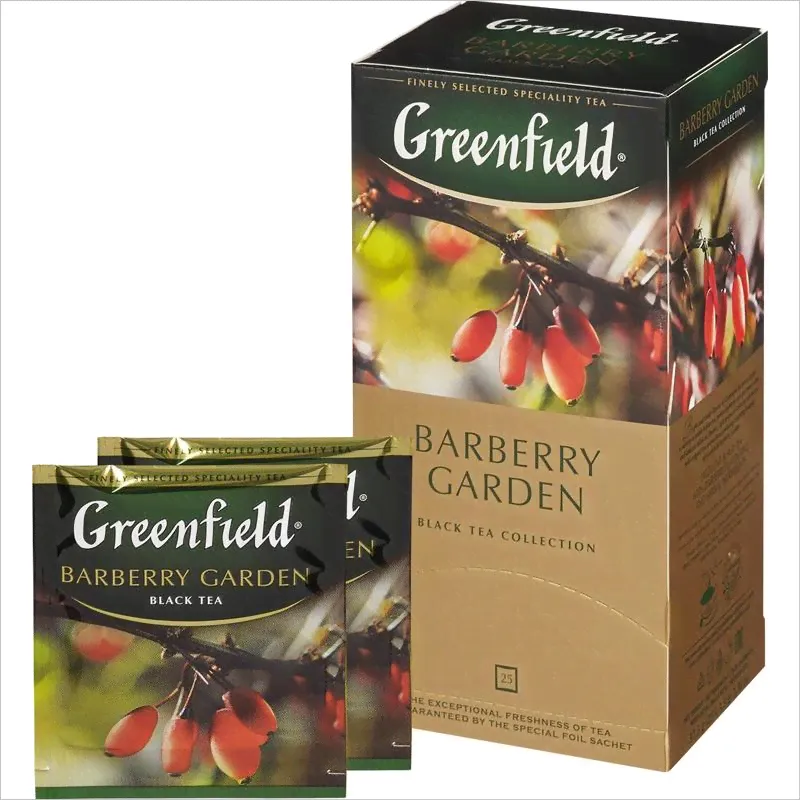 Чай Greenfield Barberry garden барбарис и гибискус, 25пак/уп 0710-10 0710-10 172700r