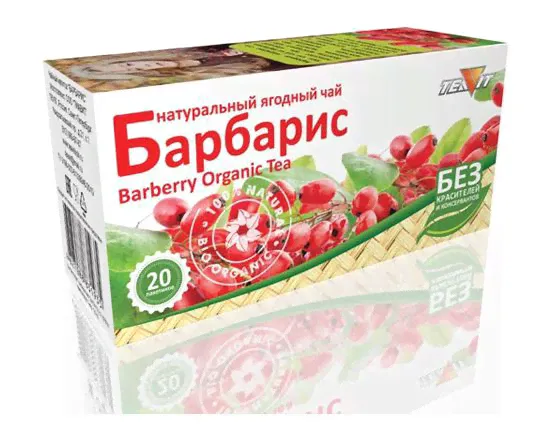 Чайный напиток "Барбарис" (20 пак). Тиавит