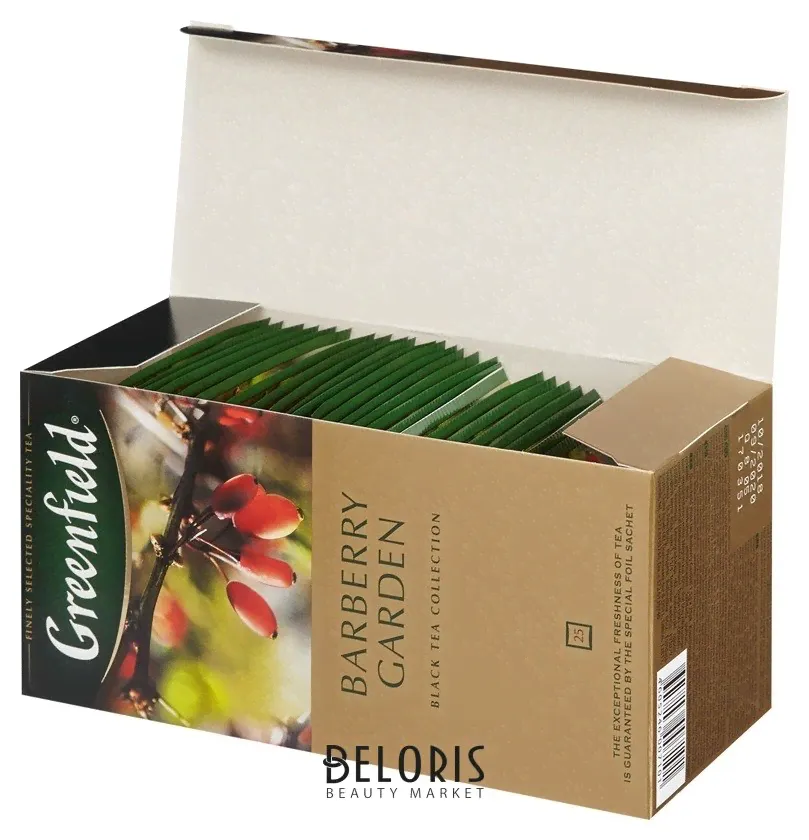 Greenfield Чай Greenfield Barberry Garden барбарис и гибискус,25пак/уп 0710-10-3