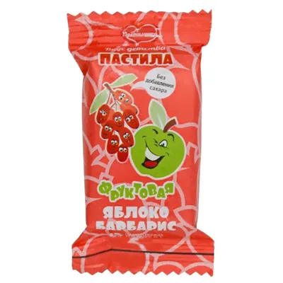 Пастила «Яблоко-Барбарис» 200 гр