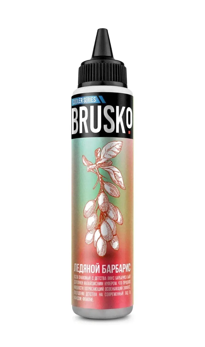 Жидкость Brusko, 60 мл, Ледяной барбарис, (0мг)