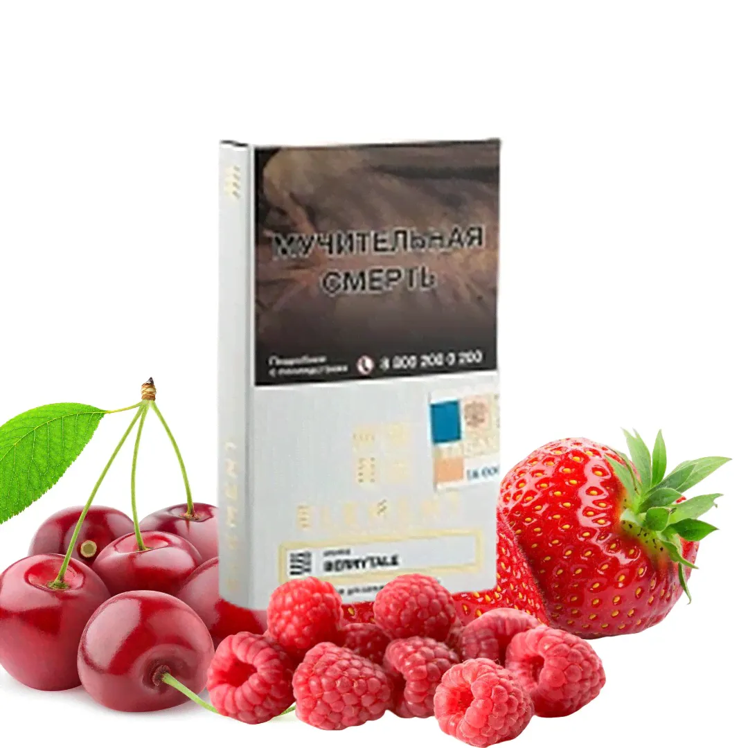 Табак Element (Воздух) Berry Chips (Малина Клубника Барбарис Вишня) 25гр